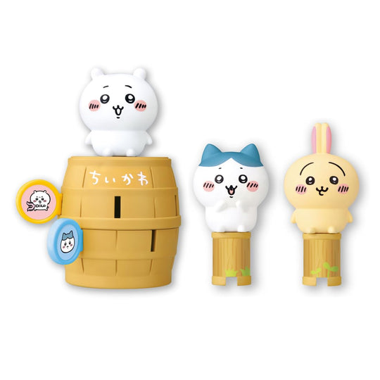 Chiikawa Character Jump Set Game Pop-Up Barrel 3 Figur 10 Stik
