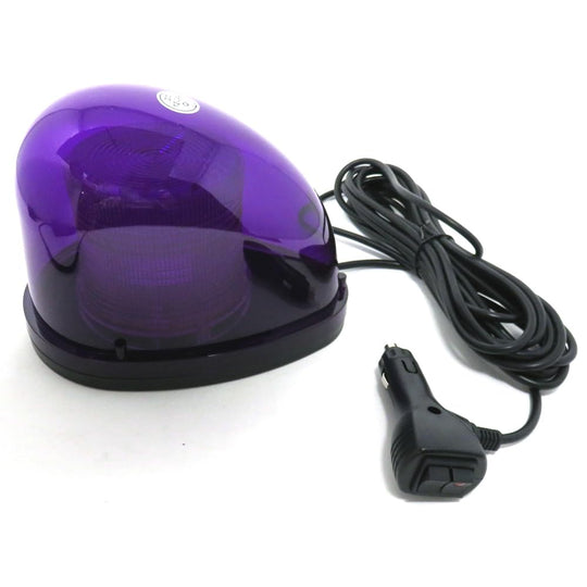 Alteed LED Rotating Light 7 Flash Patterns 12V 24V Compatible Purple