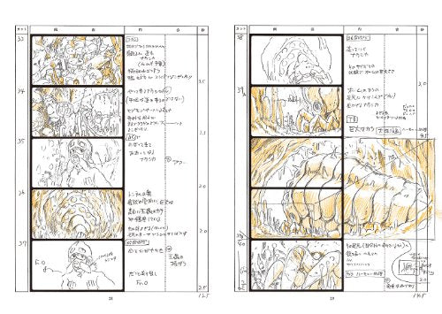 Studio Ghibli Nausicaa Complete Storyboards Valley of the Wind Book