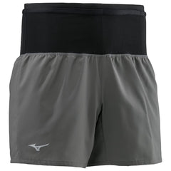 Mizuno Running Shorts Multi-Pocket Pants 360-Degree Storage J2MB8510 Cast Charcoal