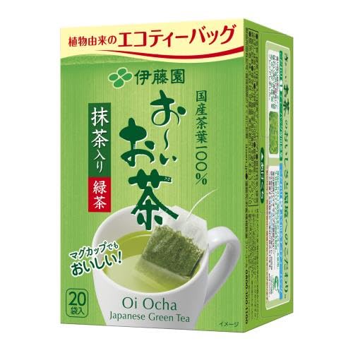 ITO EN Oi Ocha Green Tea Eco Tea Bags 20 Count Pack of 5