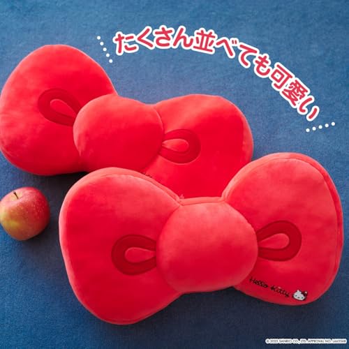 Hello Kitty Fluffy Ribbon Cushion Book