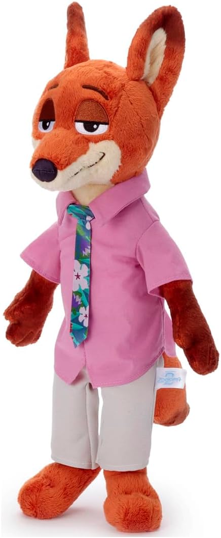 Takara Tomy pelúcia macia Disney Zootopia 2 Nick Wilde tamanho M