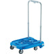 TRUSCO Weego Plattformwagen, klappbarer Teleskopgriff WP-2G-B Blau 100 kg