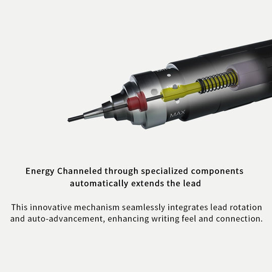 MITSUBISHI PENCIL Pensel tekan kekal tajam Kuru Toga Dive Abyss Blue 0.5mm
