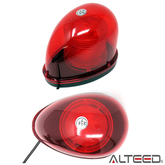 Alteed LED Rotating Light 7 Flash Patterns 12V 24V Red