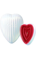 Refa Escova Cabelo Heart Brush Ray desembaraça e dá brilho Aurora White