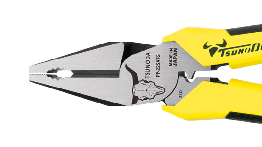 Tsunoda kraftavbitare med krimpfunktion, excenterled för el PP-225ATG 225mm