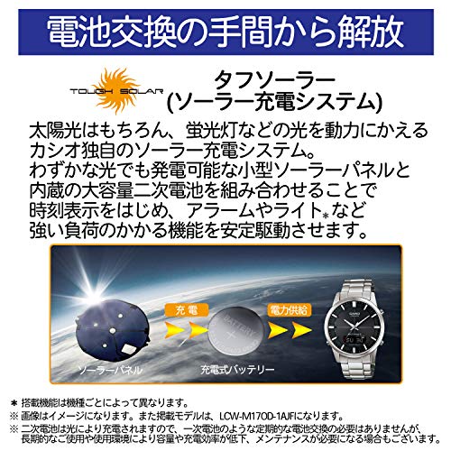 Casio Lineage 太陽能電波錶 LCW-M300D-1AJF 銀色 日本製造