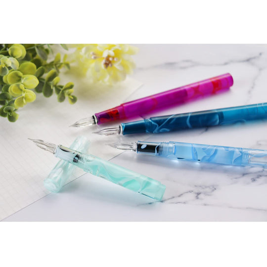 Teranishi Chemical Guitar Aurora Ice Mint Guitar Glass Pen with Cap GLAA-MT