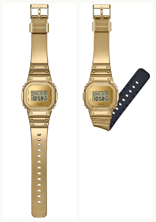CASIO Relógio G-Shock Fine Metallic masculino GM-5600YMG-9JF dourado