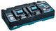Makita Bộ sạc nhanh 2 cổng, sạc 2 pin cùng lúc, USB 2.4 A JPADC40RB
