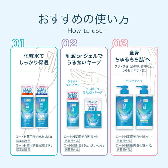 Hada Labo lotion pampaputi malaking pump Shirojun 400ml