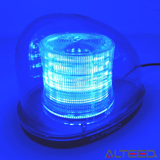 Alteed LED Rotating Light Blue 7 Action Patterns 12V 24V Automotive