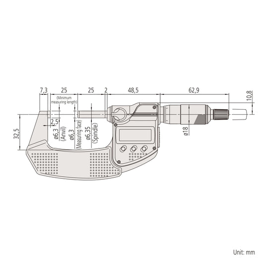 Mitutoyo MDC-50PX Digital Micrometer 2