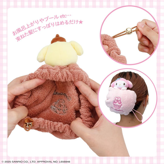 Sanrio Cinnamoroll Absorbent Adjustable Hair Tie for Long Hair