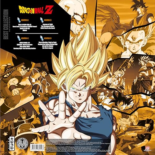 Dragon Ball Z Original Soundtrack Best Collection Orange Vinyl LP Analog