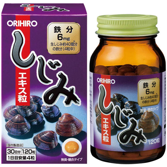 ORIHIRO Shijimi Extract Granules 120capsel