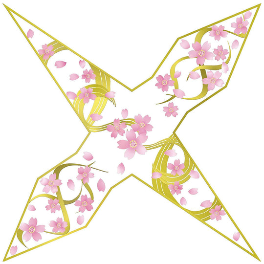 Ori Esther Origami: Cranes with Cherry Blossom Pattern  3 colors  18 sheets