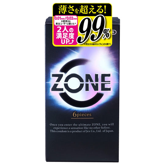 ZONE Condom 6 pieces stealth jelly