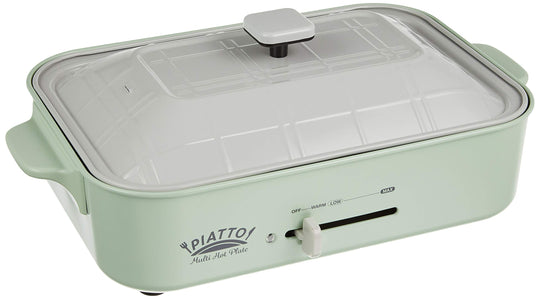 APIX Mehrzweck-Tischgrill mit Takoyaki-Platte FSKP-9919 Retrogrün AC100V