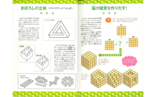 Amazing 3D ऑप्टिकल इल्यूजन आर्ट क्राफ्ट किट बुक बच्चों के लिए