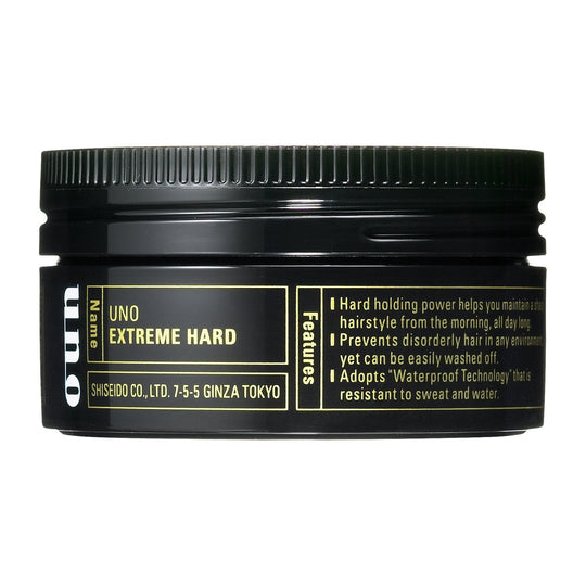 UNO Extreme Hold Hair Wax 80g Strong Styling For Men