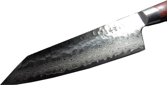 Sakai Takayuki Hammered Damascus VG10 33-Layer Gyuto Knife 160mm