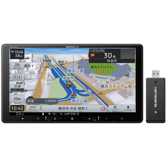Pioneer Car Navi 9" HD, BT, HDMI libreng mapa, Full-Seg, Net Stick AVIC-RQ721-DC