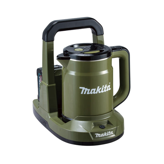 Makita Rechargeable Kettle 40Vmax (Olive) KT001GZO Battery and Charger Sold Separately