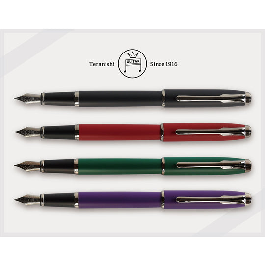 Tamanishiki Chemical Guitar Fountain Pen Purple F Nib