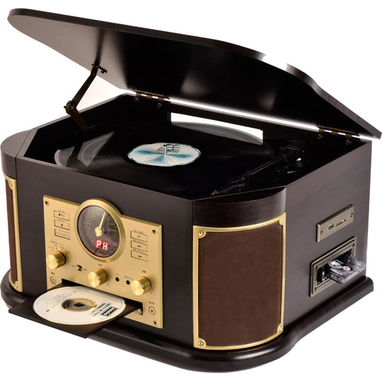 YAMAZEN Curium Multi-Record Player with Remote Control MRP-M100CR(DB) 100V