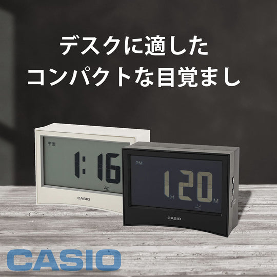 CASIO DQD-S01J-1JF Digital Radio Alarm Clock  Inverted LCD  Temp/Humidity