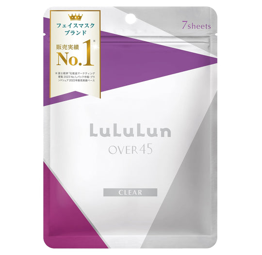 LuluLun OVER45 Iris Blue Clear Contact Lenses 7 Pack