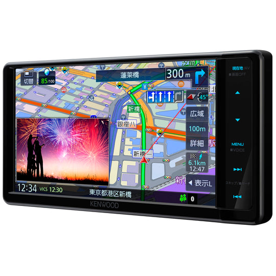 Kenwood car navigation 7-inch wide, HDMI, Hi-Res Audio, gawang Japan MDR-L612W