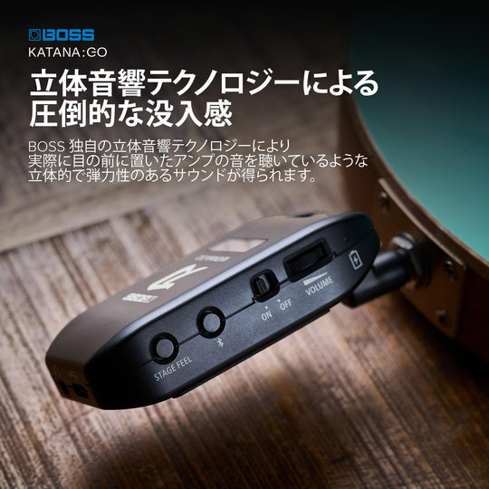 BOSS Katana:GO Headphone Guitar Amp with Bluetooth and OLED Display