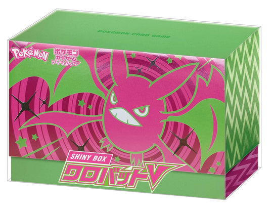 Pokémon Card Sword & Shield Shiny Box Crobat V Trading Card Game Set