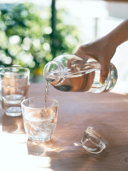 KINTO Water Bottle 300ml Clear Lightweight Dishwasher-Safe 20121