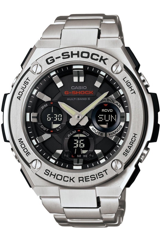 CASIO G-Shock G-STEEL GST-W110D-1AJF Radio-controlled Solar Silver