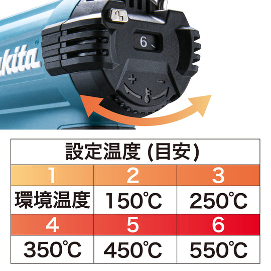 Makita Heat Gun 18V battery and charger sold separately  with case HG181DZK