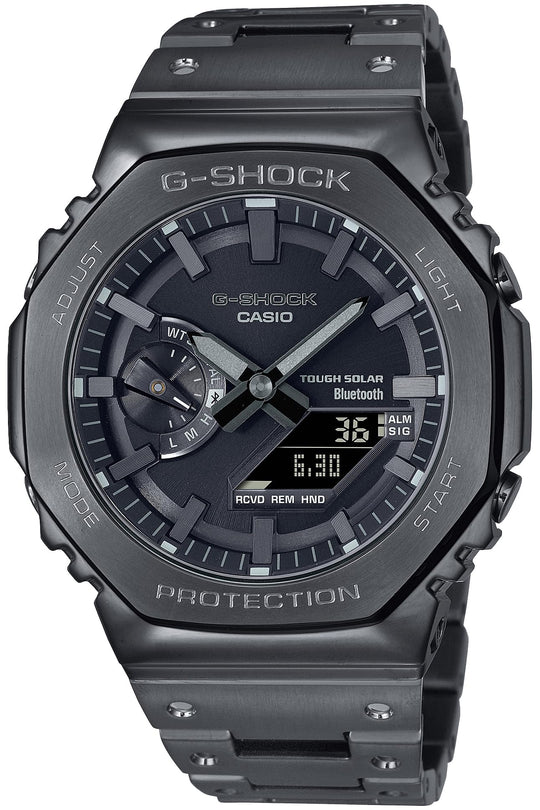 CASIO G-Shock Jam Tangan Pria Full Metal Solar Bluetooth GM-B2100BD-1AJF Hitam