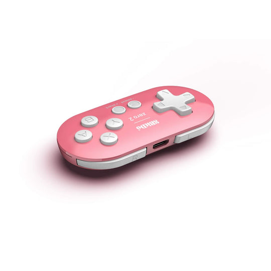 8BitDo Zero 2 Bluetooth Wireless Game Controller for Switch/Windows/Android/macOS Pink - WAFUU JAPAN