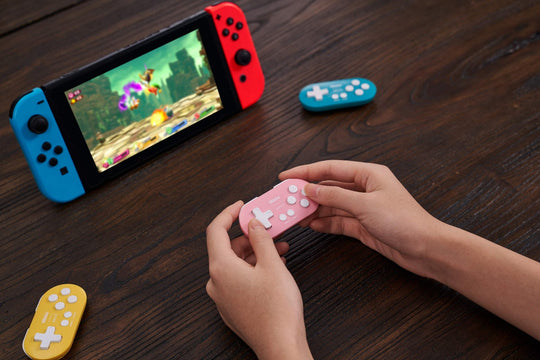 8BitDo Zero 2 Bluetooth Wireless Game Controller for Switch/Windows/Android/macOS Pink - WAFUU JAPAN
