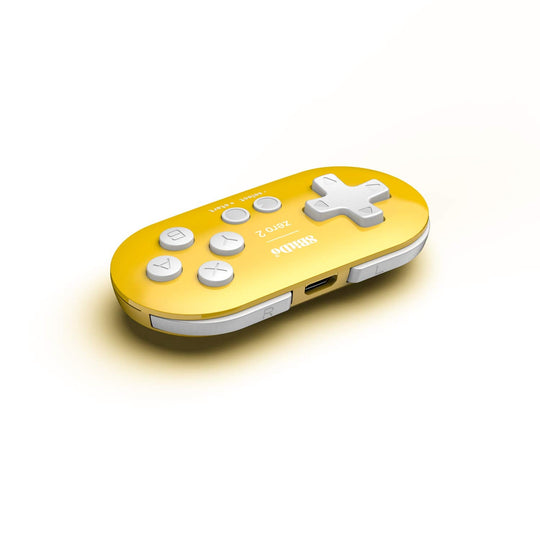 8BitDo Zero 2 Bluetooth Wireless Game Controller for Switch/Windows/Android/macOS Yellow - WAFUU JAPAN