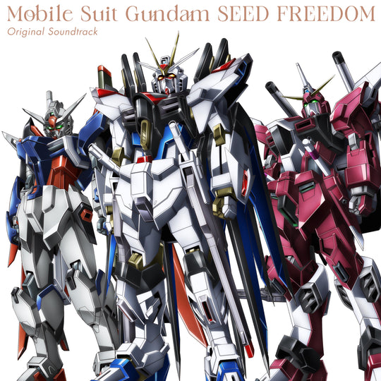 Mobile Suit Gundam SEED FREEDOM soundtrack LP förstapress SRML-1071 färgad 3LP