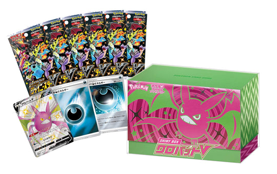 Pokémon Card Sword & Shield Shiny Box Crobat V Trading Card Game Set