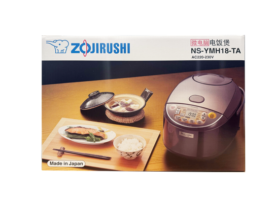 Zojirushi 象印 国际版电饭煲 NS-YMH18 5升 微电脑底盘加热黑金刚内胆 220V