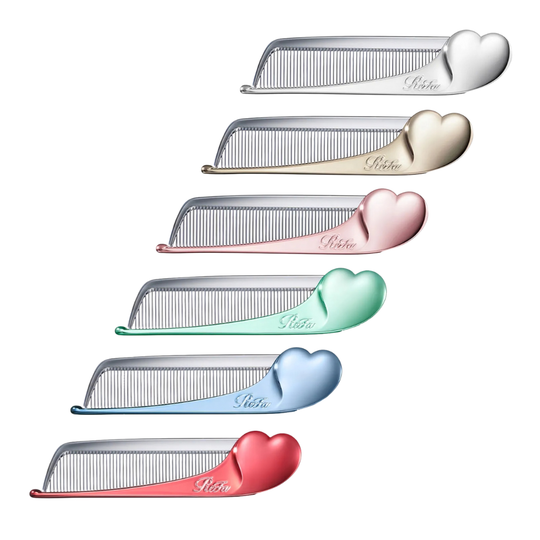 ReFa HEART COMB Aira Silver comb hair 6 color – WAFUU JAPAN