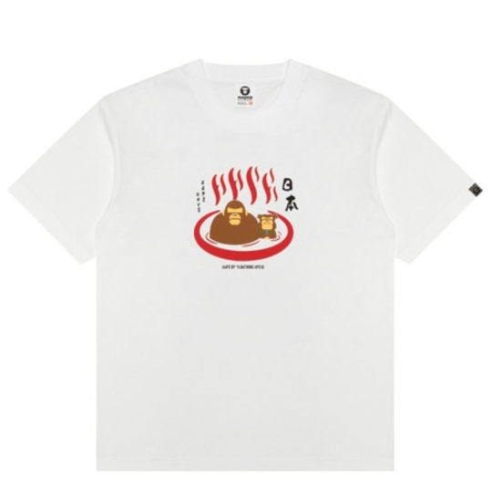 AAPE ONLINE EXCLUSIVE TEE 2 White Japan Limited - WAFUU JAPAN