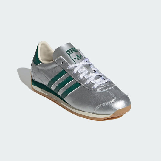 Adidas Country OG Sneakers Silver Metallic College Green Cream White IE8412 - WAFUU JAPAN